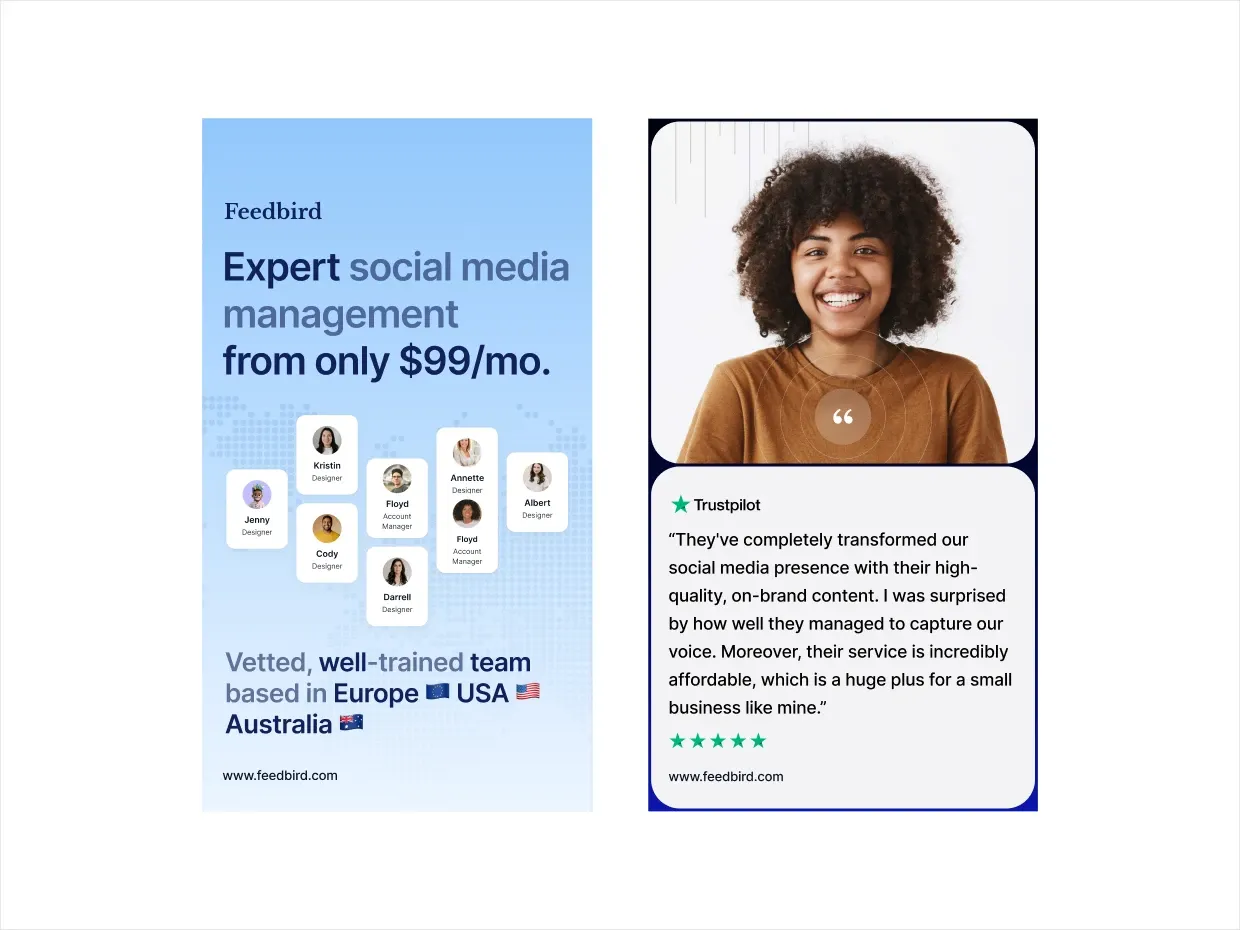 Feedbird — design detail 2