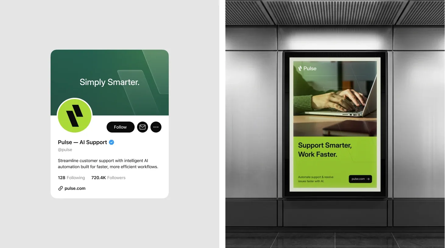 Pulse — Social profile and transit advertising applications