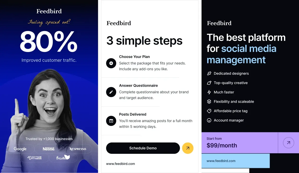 Feedbird — design detail 4
