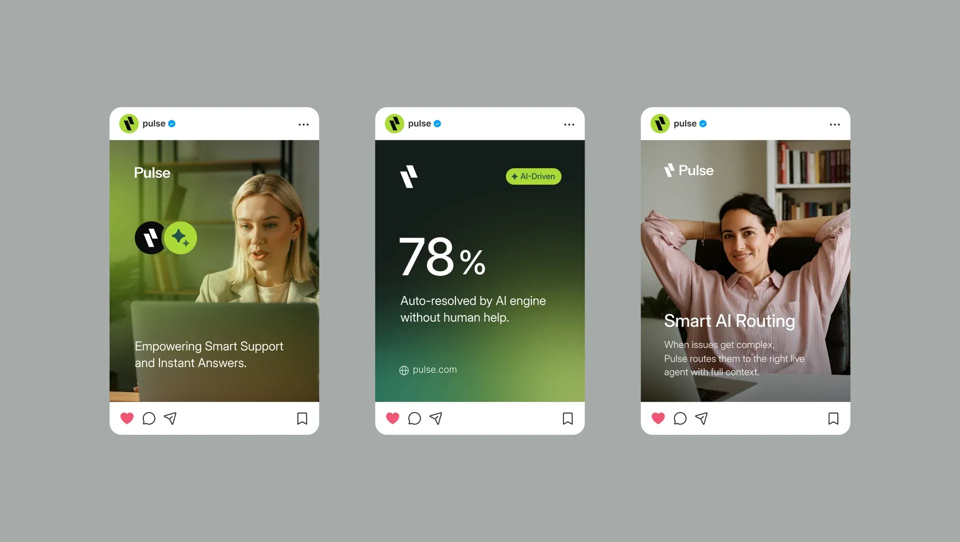 Pulse — Square social campaign layouts