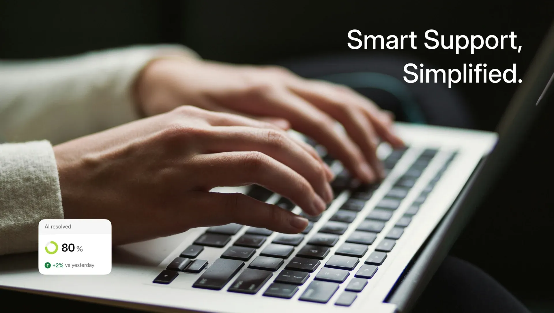 Pulse — Smart Support, Simplified campaign with a support activity card